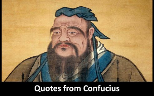 Quotes and sayings from Confucius